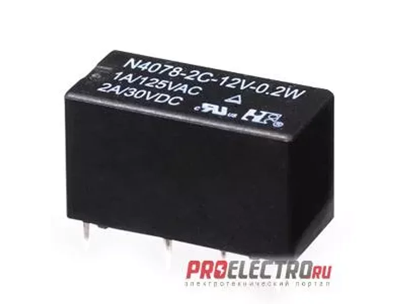 N4078 2C DC24V 0.2W Реле, Ningbo Forward Relay