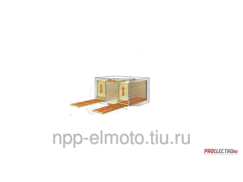 Вертикальная сушильная установка с конвейером и лотками В Contivert