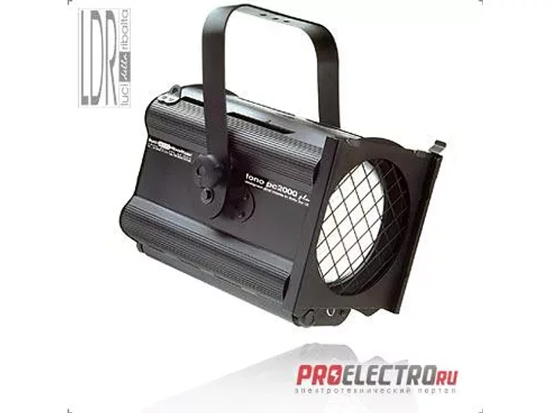 Прожектор c плоско-выпуклой линзой 2000W LDR Tono PC 2000 Plus, черный