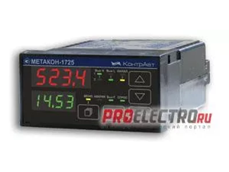 МЕТАКОН-1725 двухканальный измеритель-регулятор, преобразователь, RS-485