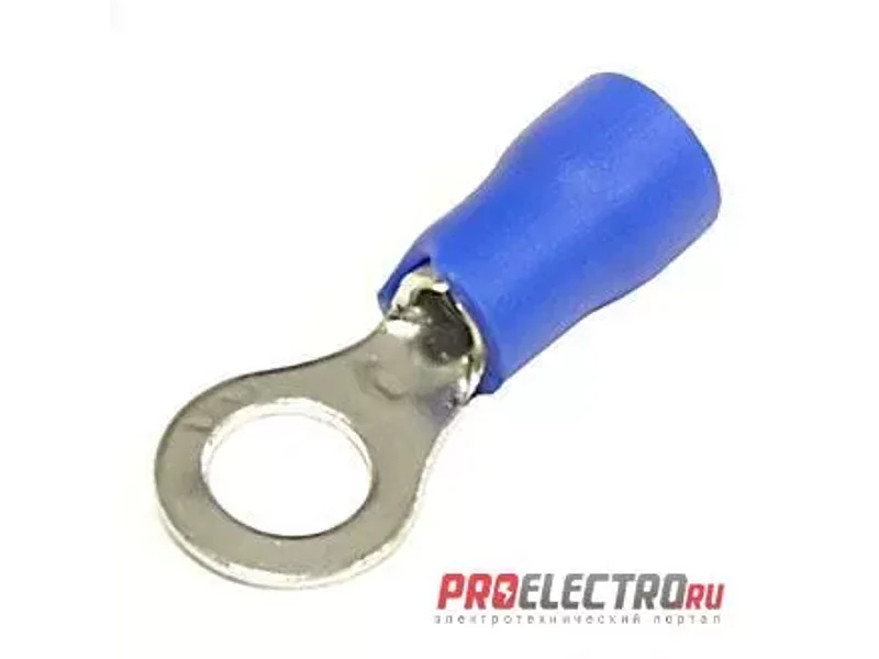 Наконечник кольцевой изолированный синий RV 2-5L