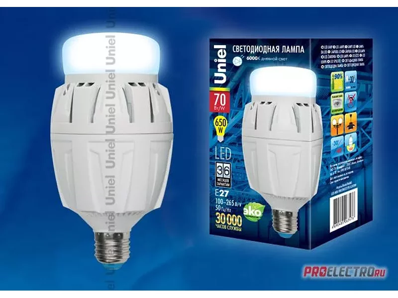 Мощная светодиодная лампа 50W серии Venturo