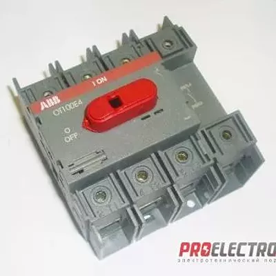 Рубильник ABB OT100E4.