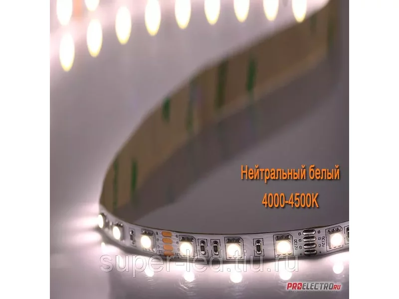Светодиодная лента Rattlesnake FSL-5050-14.4W-NW 14.4W/метр. 12V 120° 4000К IP20