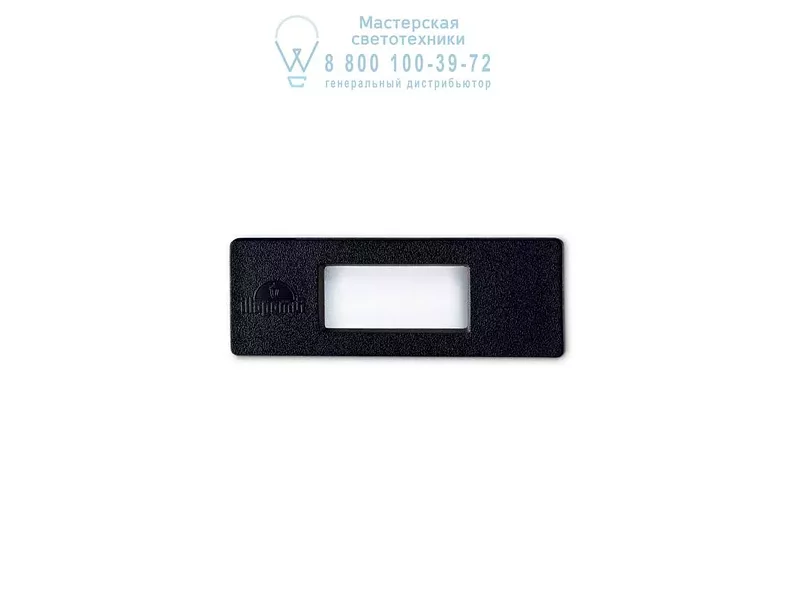 Ideal Lux NINA AP1 SMALL NERO 4000K уличный накладной светильник черный 221823