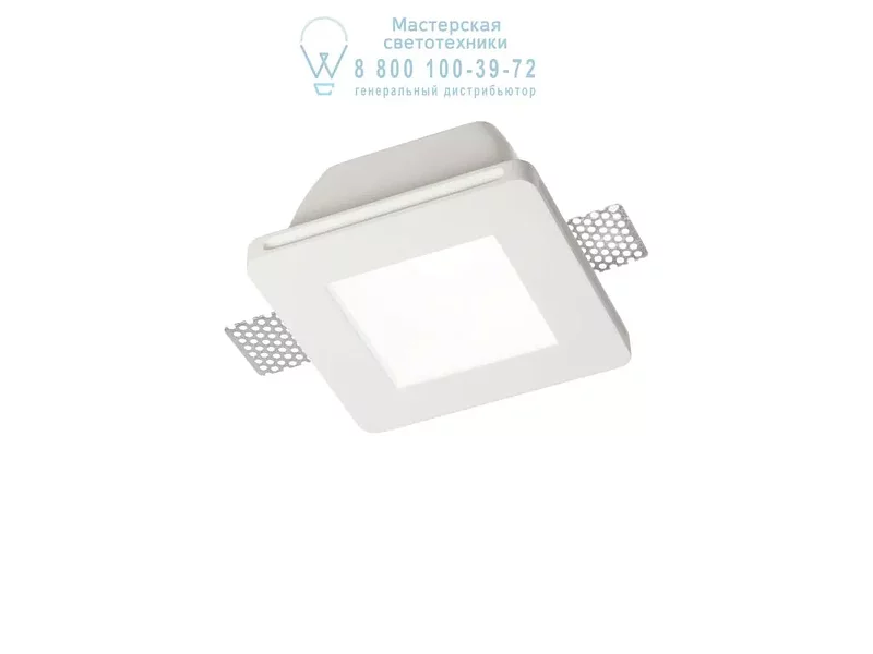 Ideal Lux SAMBA FI1 SQUARE BIG GLASS встраиваемый светильник белый 150116