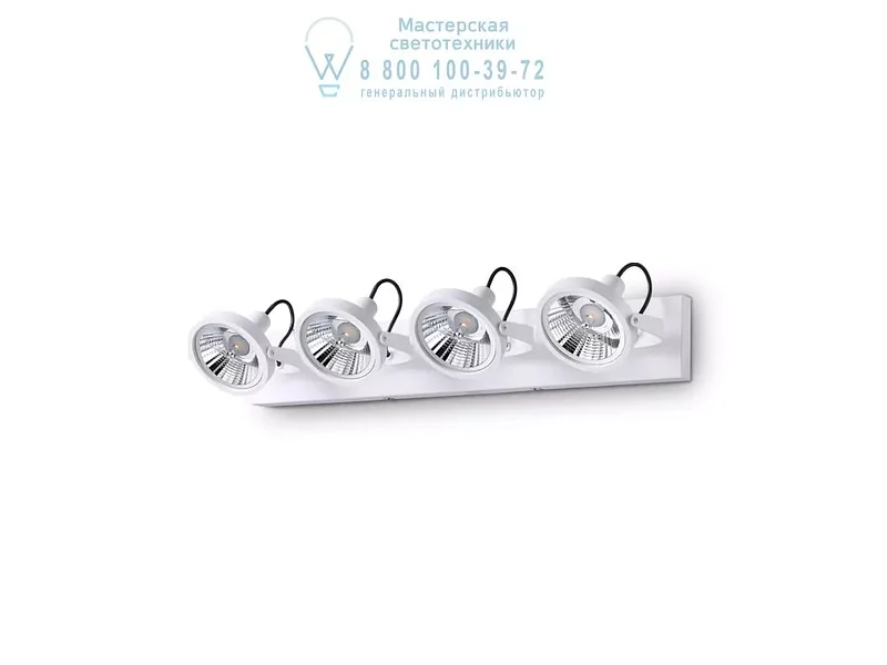 Ideal Lux GLIM PL4 BIANCO потолочный светильник белый 200217