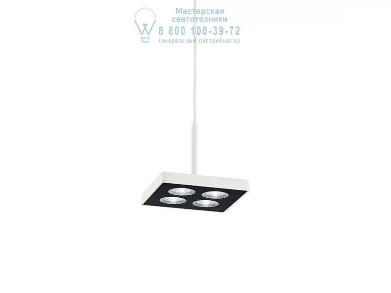 Ideal Lux GARAGE SP4 SQUARE BIANCO подвесной светильник белый 205823