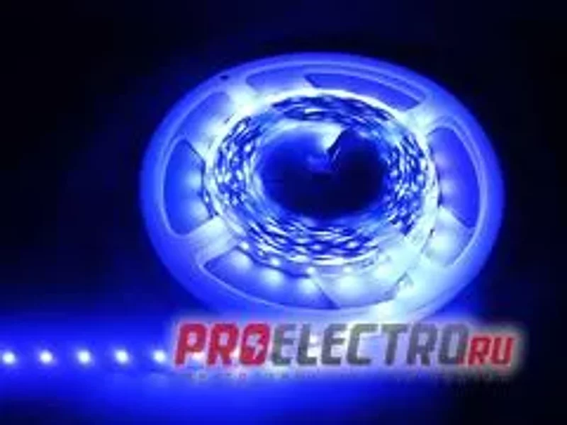 Лента светодиодная SMD3528-60-20-12-48-BL 60LED/м, IP20, 12В, 4,8Вт, синий, TDM