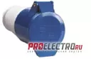 Розетка 223 переносная 2Р+РЕ 32А 220В IP44 TDM