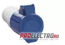 Розетка 213 переносная 2Р+РЕ 16А 220В IP44 TDM