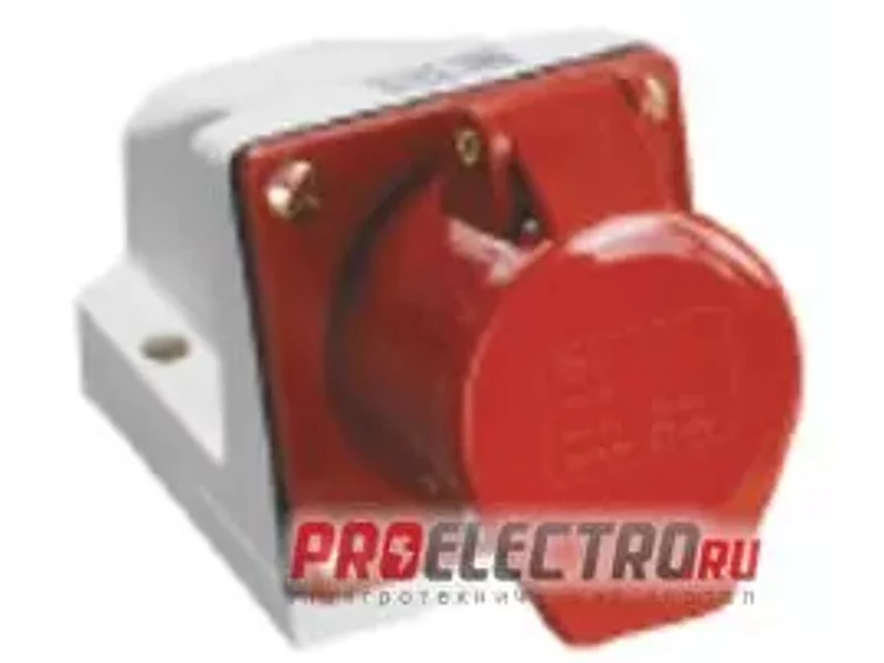Розетка 114 стационарная 3Р+РЕ 16А 380В IP44 TDM
