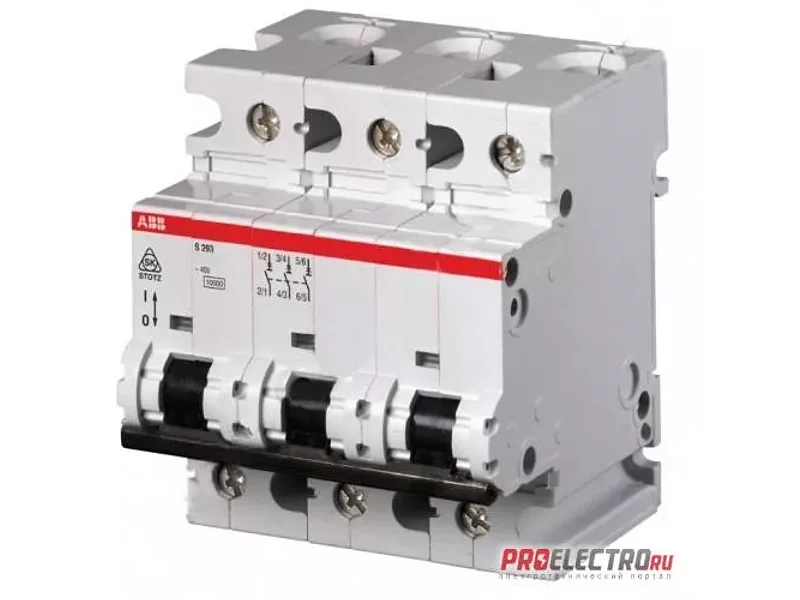 ABB S293 125А 10кА. Автоматический выключатель.