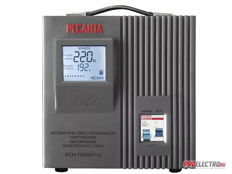 ACH-10000/1-Ц Ресанта. Стабилизатор напряжения напольный.