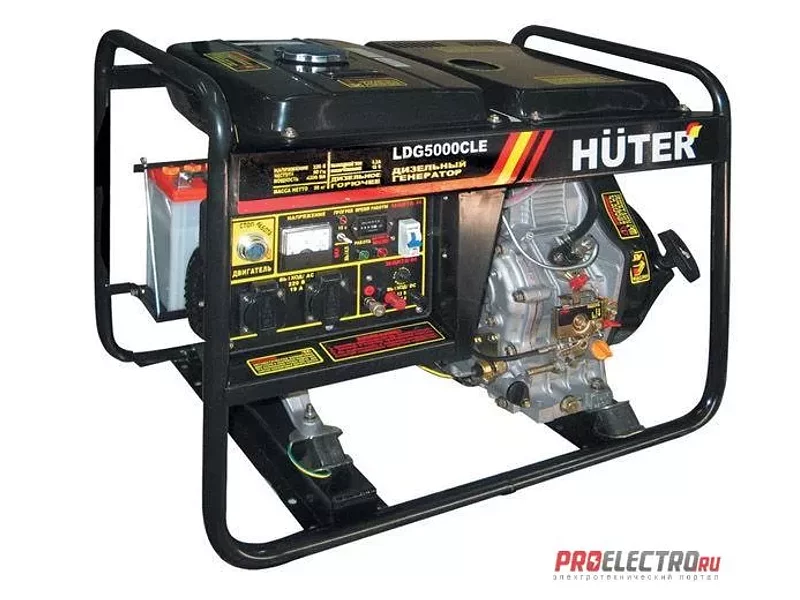 HUTER LDG5000CLE. Дизельный генератор.