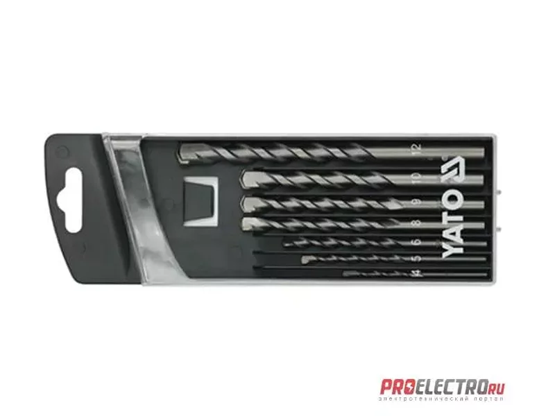YATO YT-4390. Набор сверл по бетону.