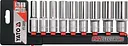 YATO YT-3855. Набор торцевых головок на 9 предметов 3/8.