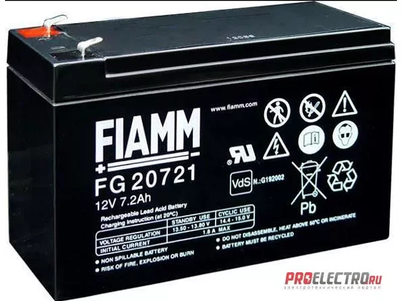 Аккумулятор Fiamm FG20721
