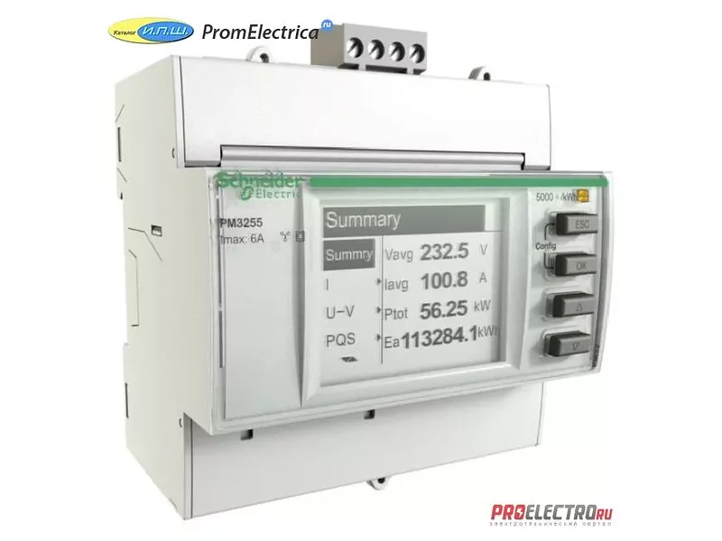 SCРМ3210 Трехфазный измеритель мощности Schneider Electric
