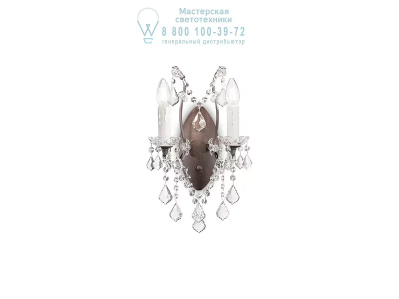 Ideal Lux LIBERTY AP2 накладной светильник черный 073651