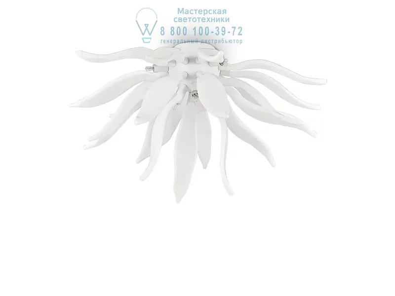 Ideal Lux LEAVES PL6 BIANCO потолочный светильник белый 112299