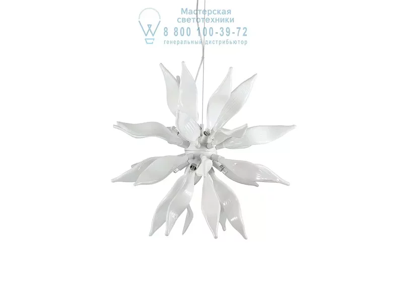 Ideal Lux LEAVES SP8 BIANCO подвесной светильник белый 111957