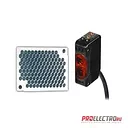 BJ3M-PDT Фото датчик с отражателем , 3 м, NPN, NC или NO, 12-24VDC Autonics