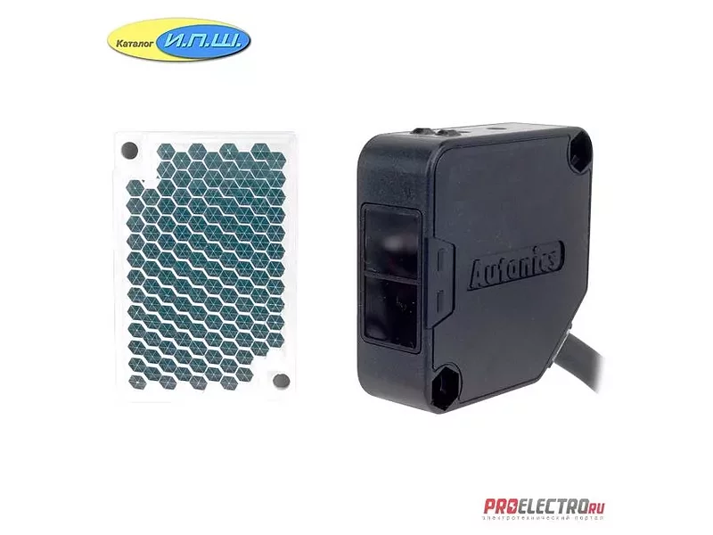 BEN3M-PDT Фото датчик NPN+PNP, NO+NC, 3м, с отражателем, Autonics