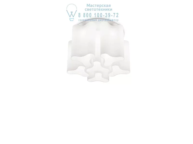 Ideal Lux COMPO PL6 потолочный светильник белый 125503