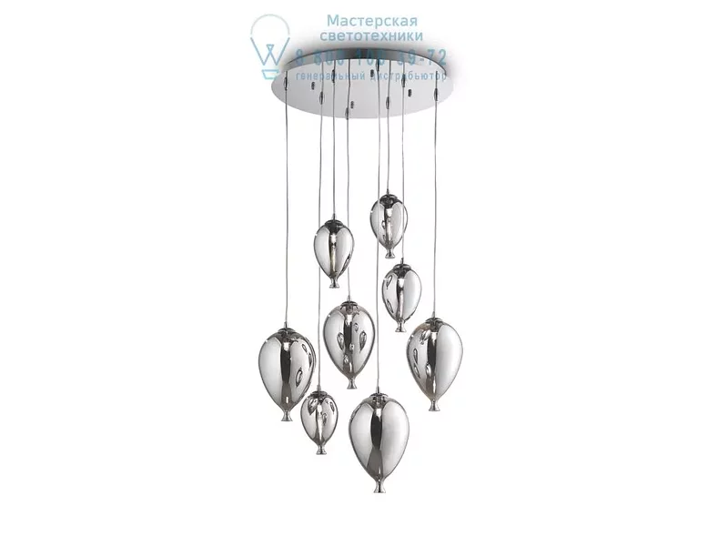 Ideal Lux CLOWN SP8 CROMO подвесной светильник хром 100913