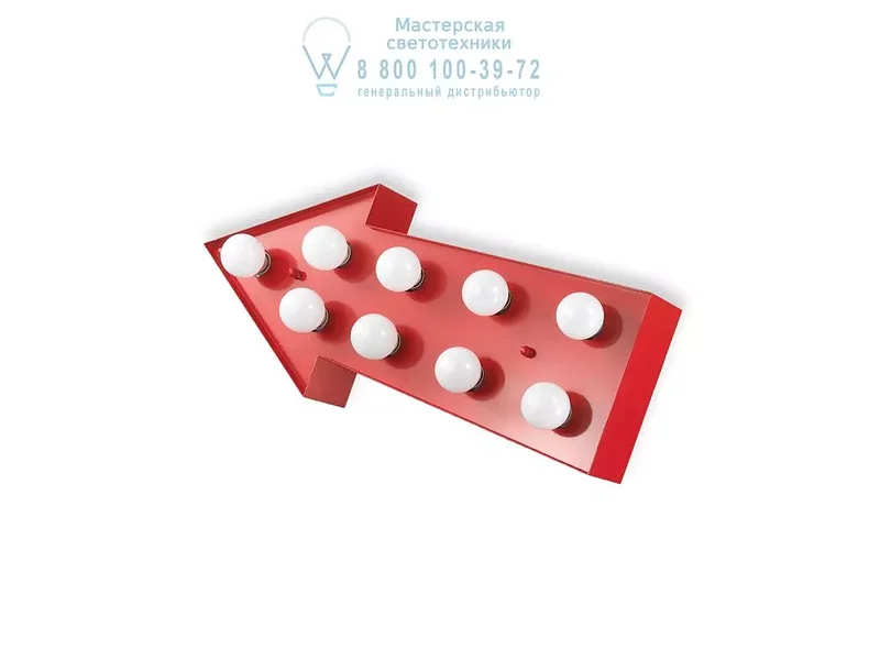 Ideal Lux CIRCUS AP9 ROSSO накладной светильник  153544
