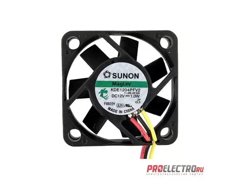 Вентилятор DE1204PFV2.11AF 3 провода Sunon