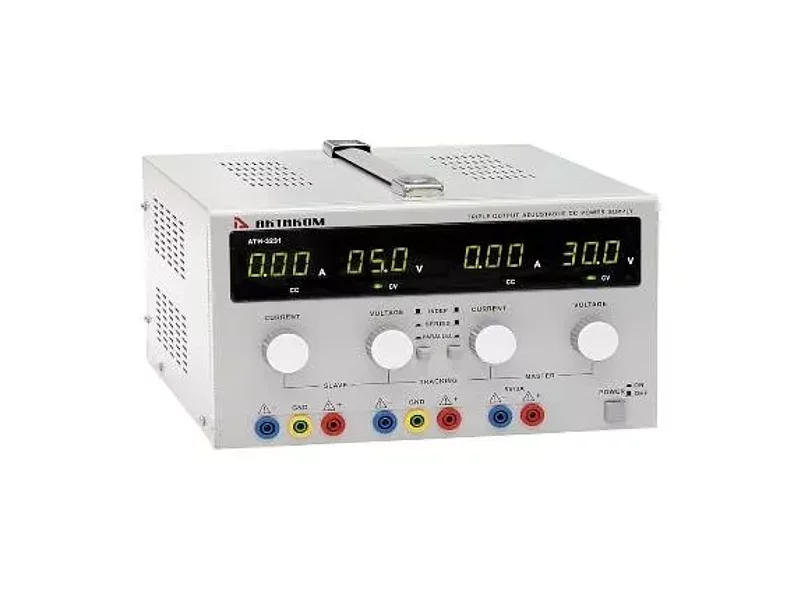 Блок питания АТН-3232 0-30V, 0-5A 1и 2 канал, 5V, 3A - 3 канал, АКТАКОМ