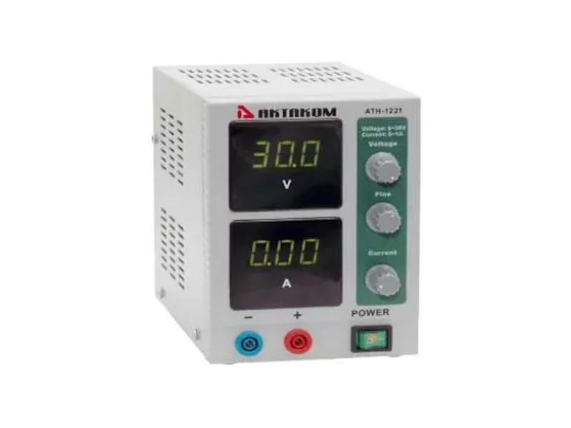 Блок питания АТН-1221 54W, 0-18V, 3А, АКТАКОМ