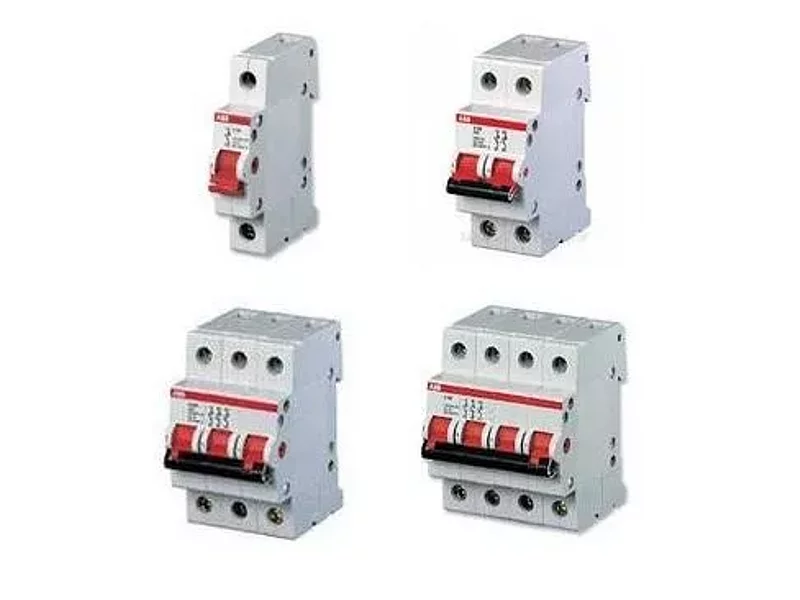 Рубильник ABB Е202 r 2р 63A рычаг красный (выключатель нагрузки) ЦЕНА