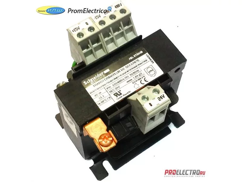 ABL6TS06B ТРАНСФОРМАТОР 230-400В 1X24В 63ВA Schneider Electric