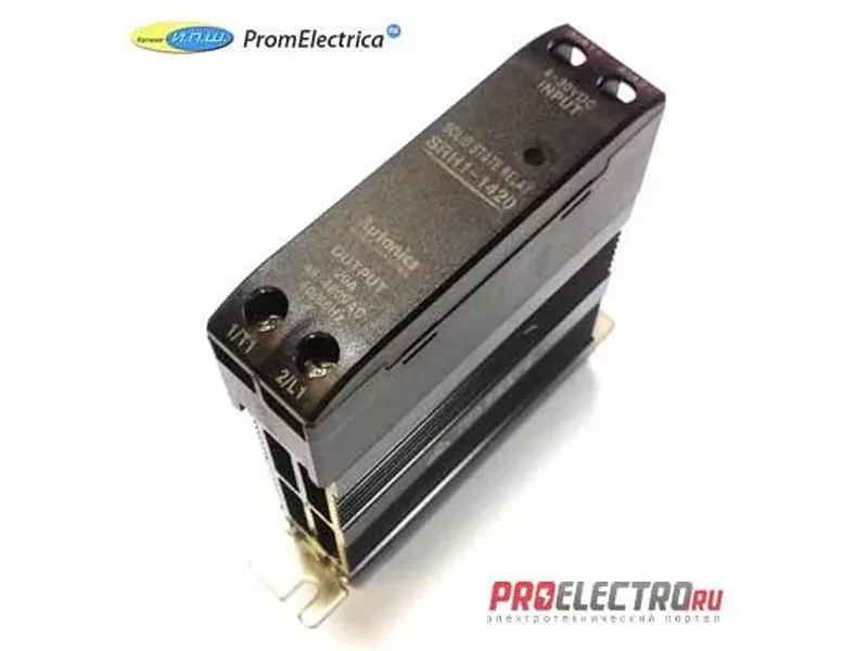 SRH1-4215 Тверд реле 1-фаза, управ 90-240VAC, коммут вых 15А/24-240VAC, Autonics