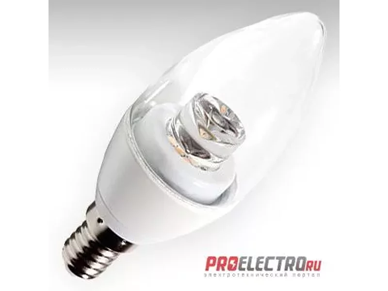 Светодиодная лампа V-E14-4W (clear)