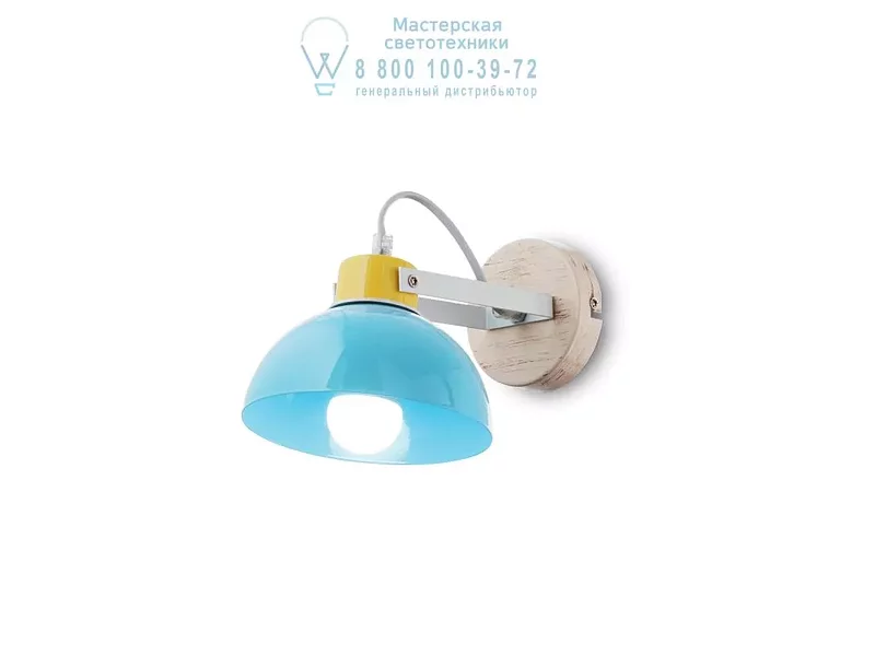 Ideal Lux TITTI AP1 AZZURRO накладной светильник  157139