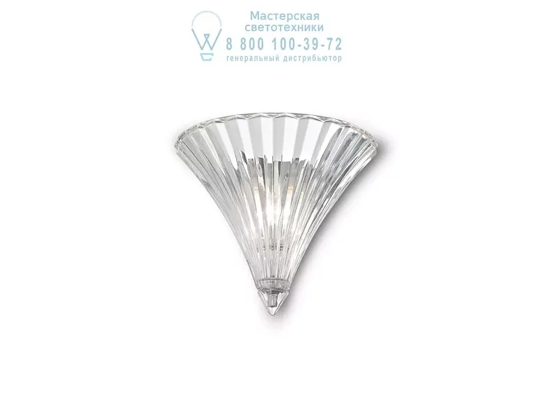 Ideal Lux SANTA AP1 SMALL TRASPARENTE накладной светильник прозрачный 013060