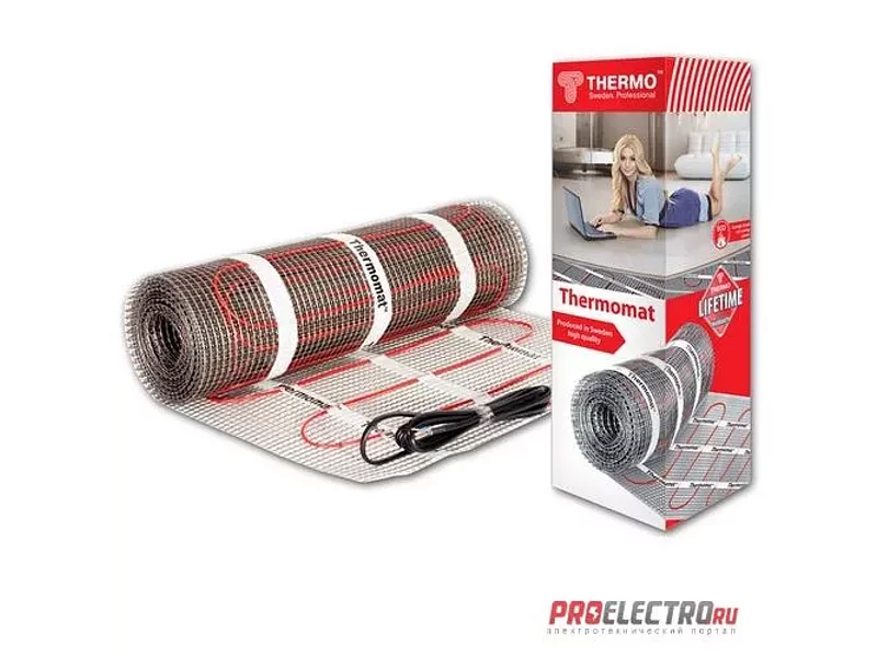 Thermomat TVK-130 12 м.кв теплый пол THERMO термомат нагревательный