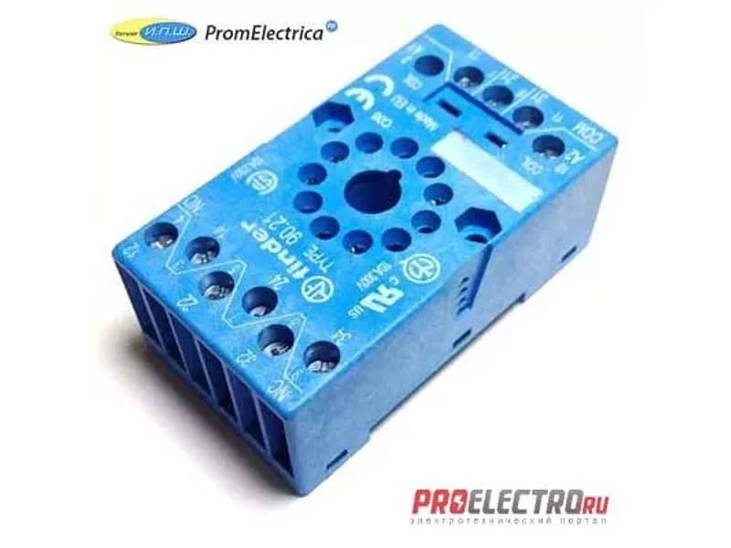 9021SMA Розетка с винтовыми клеммами для реле 60.13/88.02 таймер