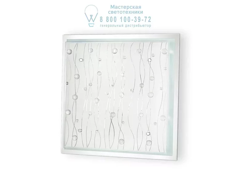 Ideal Lux OCEAN PL3 TRASPARENTE потолочный светильник прозрачный 081441