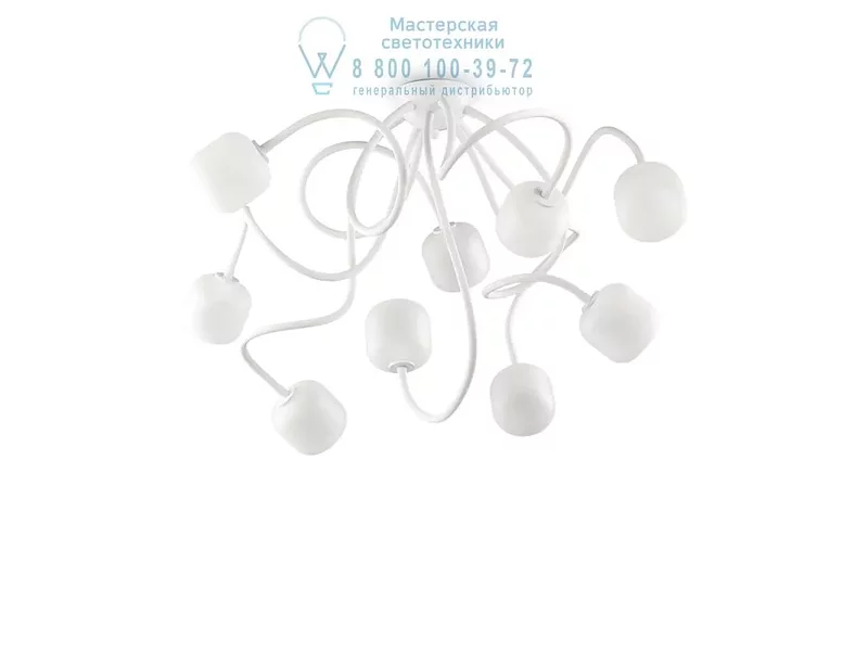 Ideal Lux OCTOPUS PL9 BIANCO потолочный светильник белый 174990