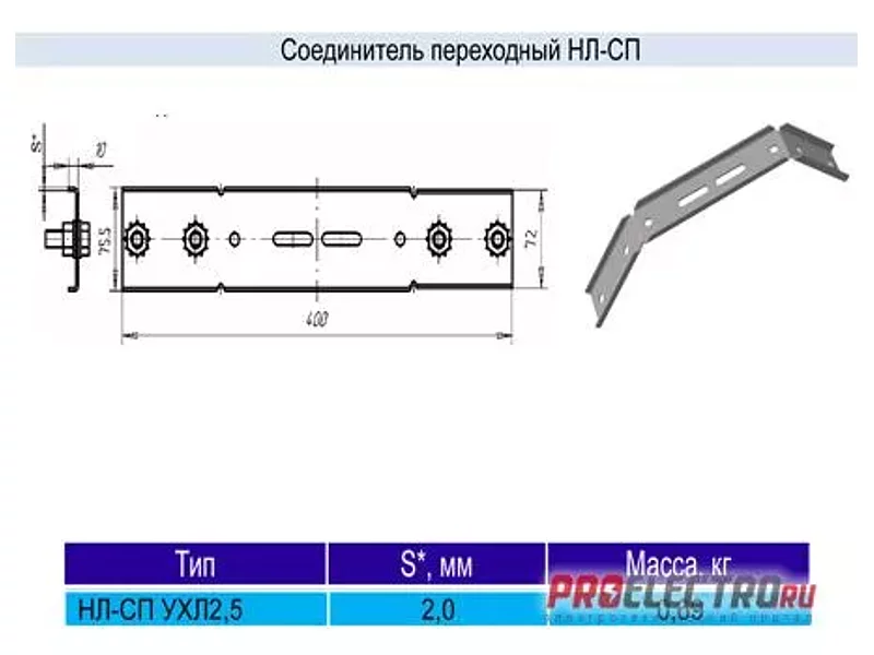 Соединитель НЛ-СП УТ2,5