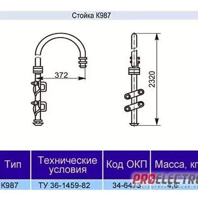Стойка К987