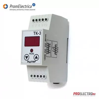 ТК-3 DigiTOP Терморегулятор 10А 2 кВт для погреба гаража сарая