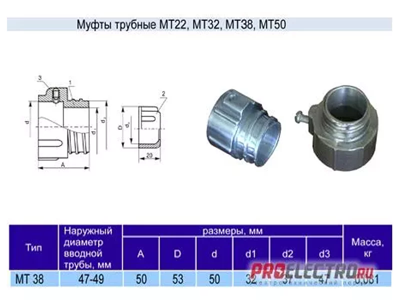 Муфта трубная МТ-38 у2