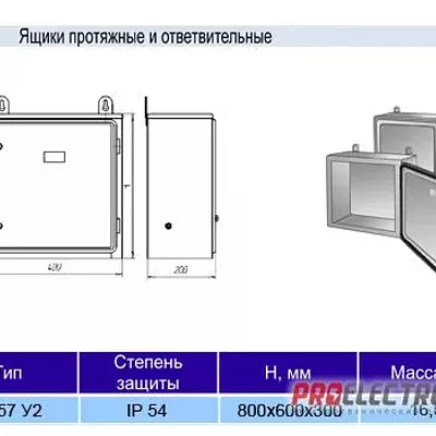 Ящик К-657 у2 ip54