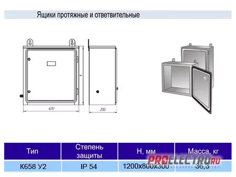 Ящик протяжной К658 у2